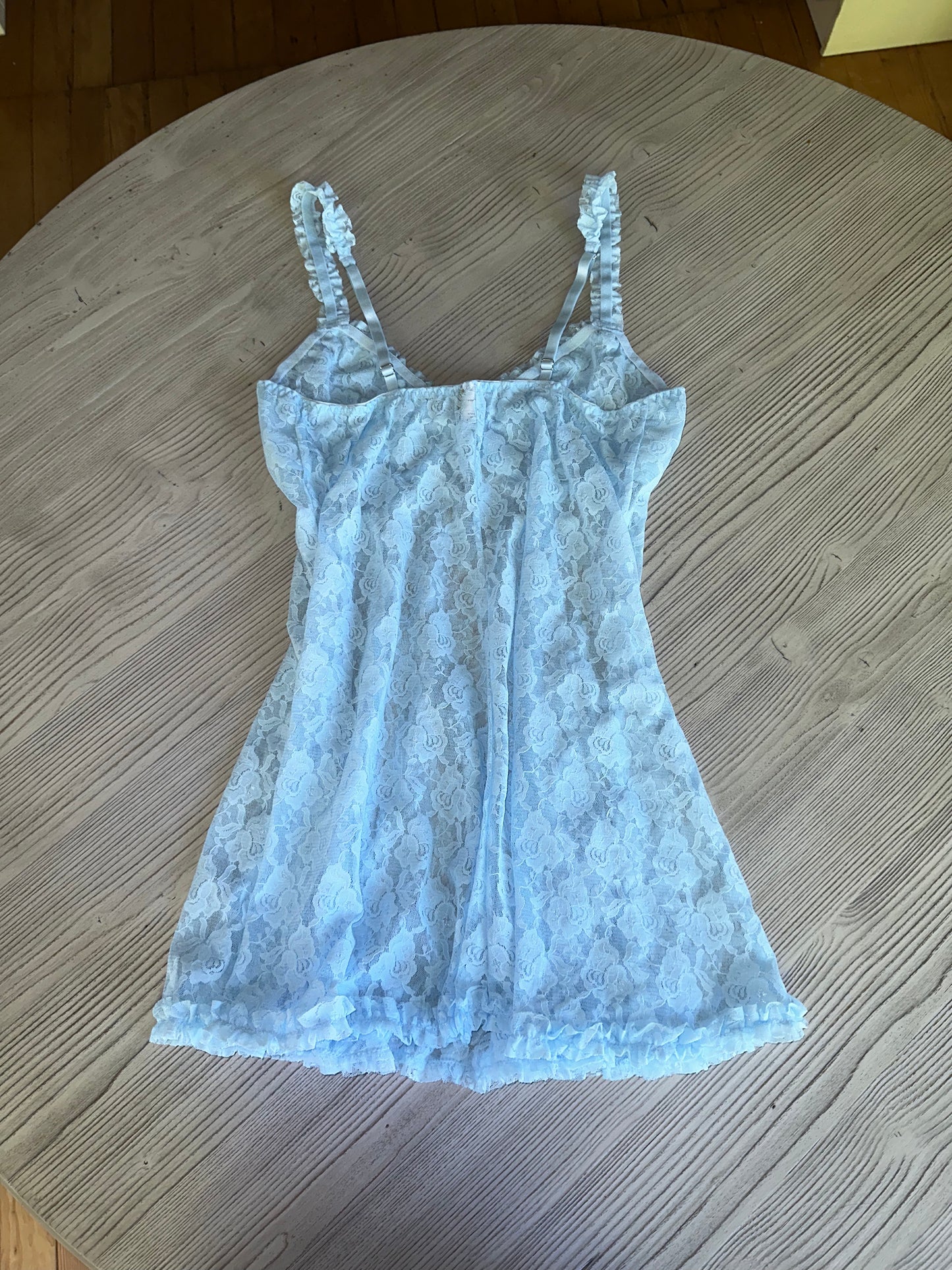 Pinterest famous Cinema Etoile baby blue slip dress(L/XL)π€β¨