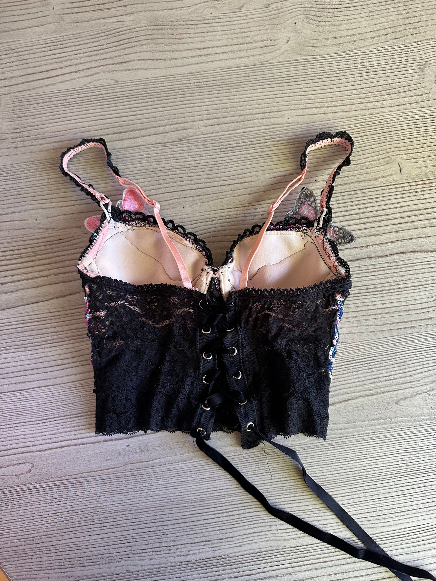 Incredible reworked butterfly corset🦋💘