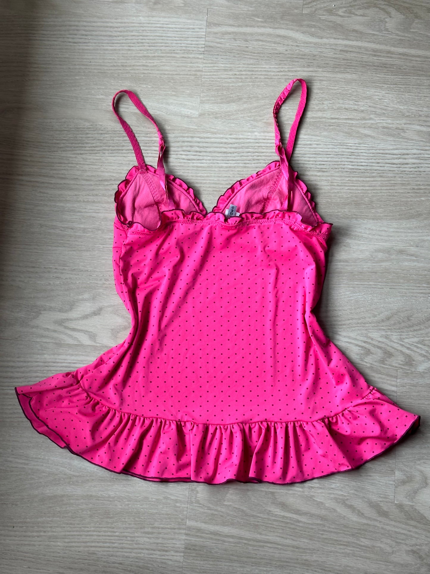 Pink rampage polka dot cami💖💜