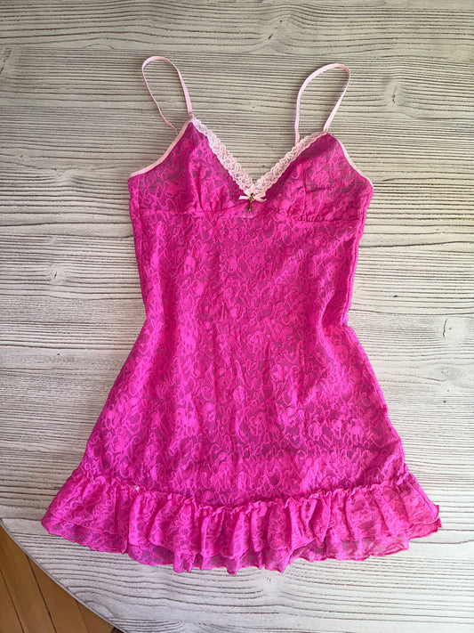 Pink Victoria’s Secret lace negligee💞(S)