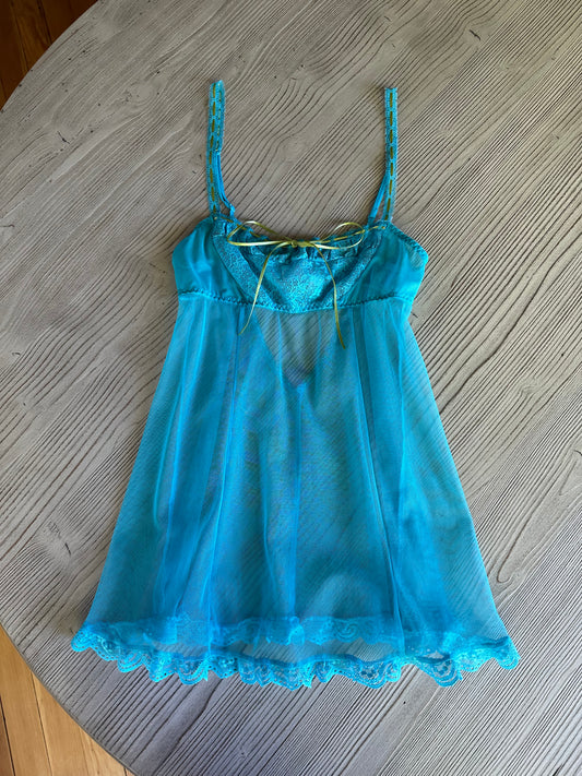 Victoria’s Secret teal babydoll(XS)🐠